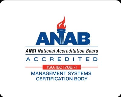 ANAB Accredited — Management Systems Certification Body